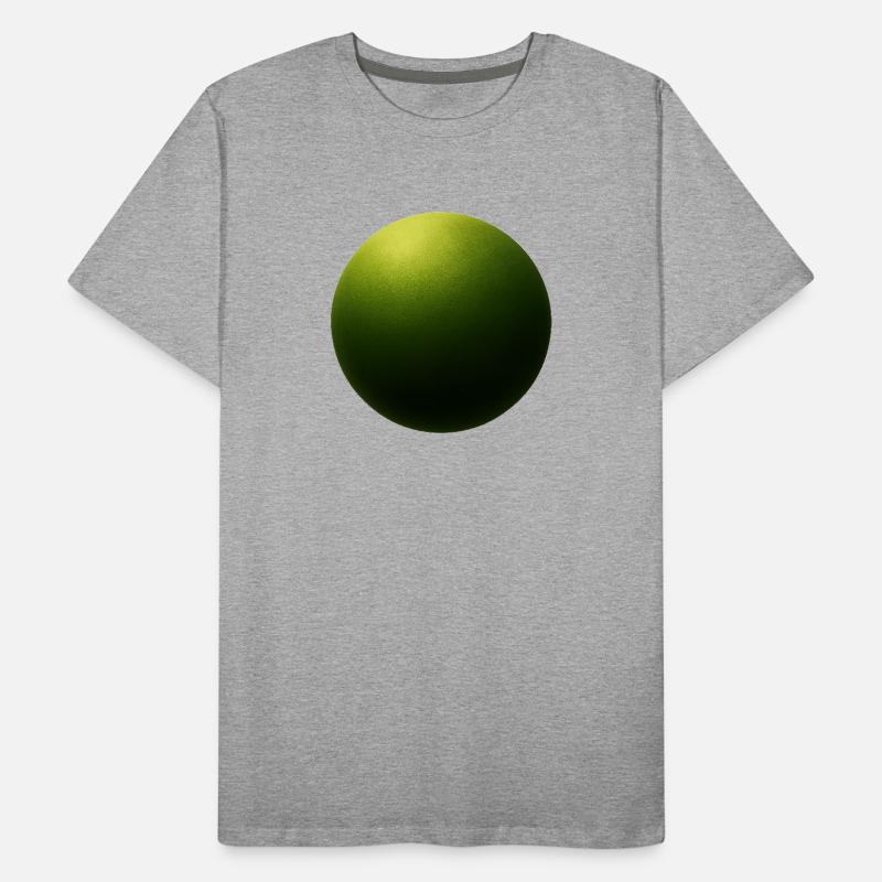 Smaragdkugel Lichtschatten Männer Premium Bio T-Shirt