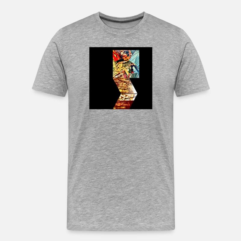 Tansi Dance - Männer Premium Bio T-Shirt - Grau meliert