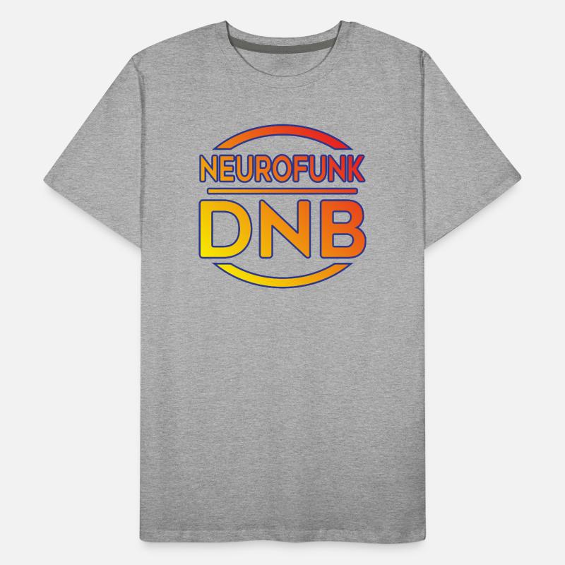 Neurofunk DNB Logo Tee Men's Premium Organic T-Shirt