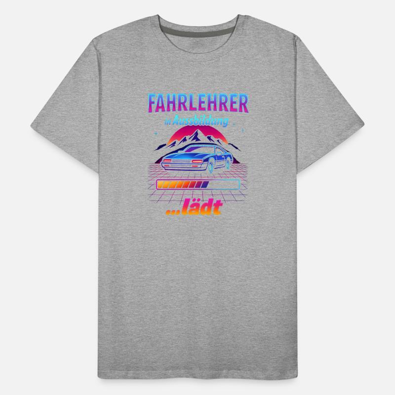 Driving instructor in training Neon Men's Premium Organic T-Shirt