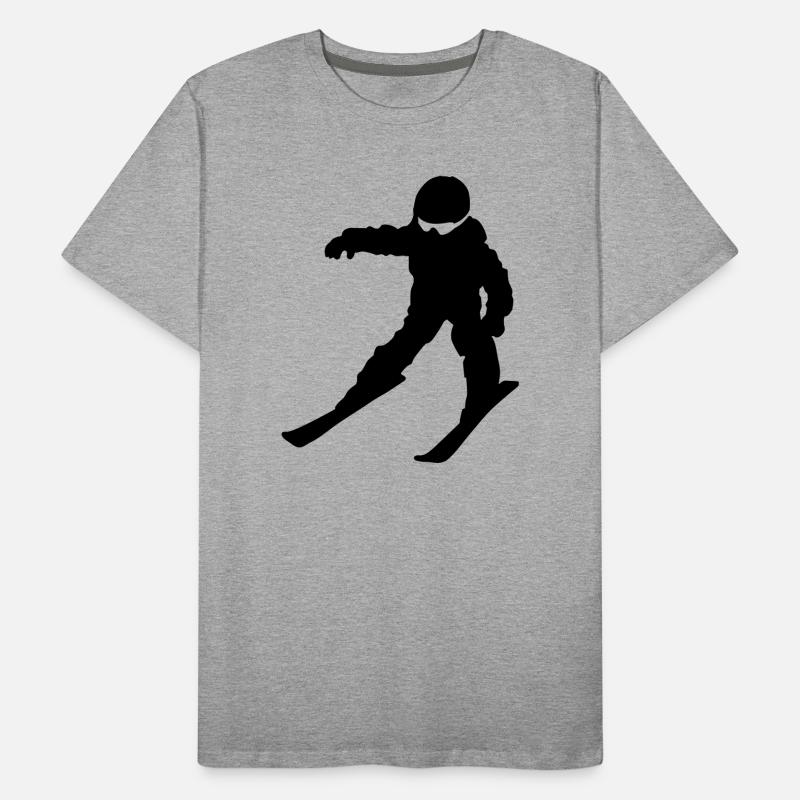 école de ski T-shirt bio Premium Homme