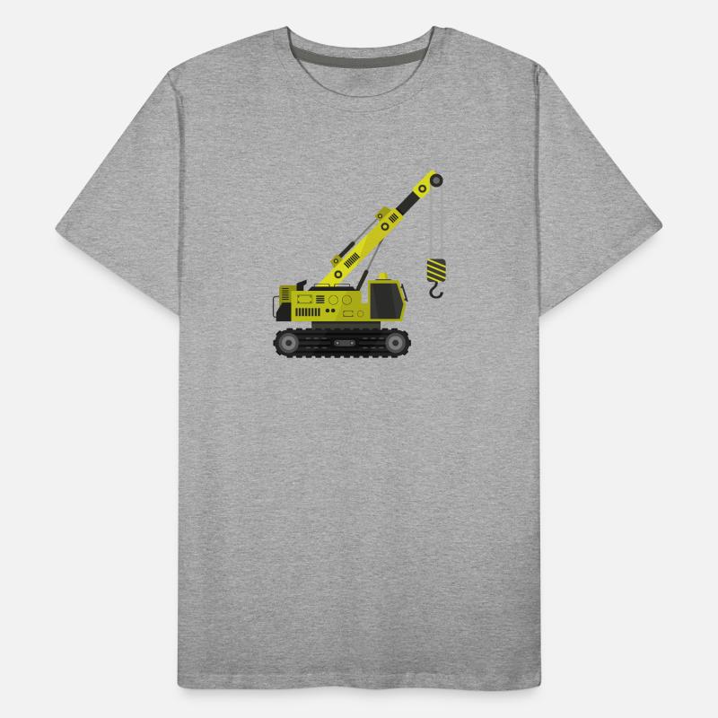 Crawler crane Men's Premium Organic T-Shirt