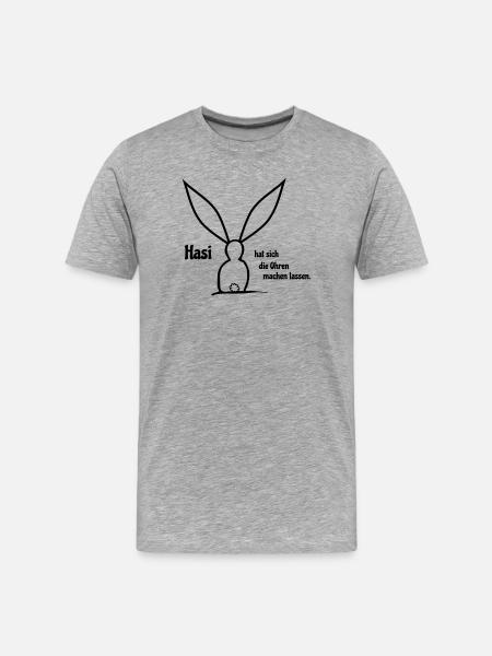 Making ears - Men's Premium Organic T-Shirt - heather grey