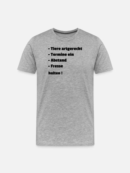 Hold - Men's Premium Organic T-Shirt - heather grey