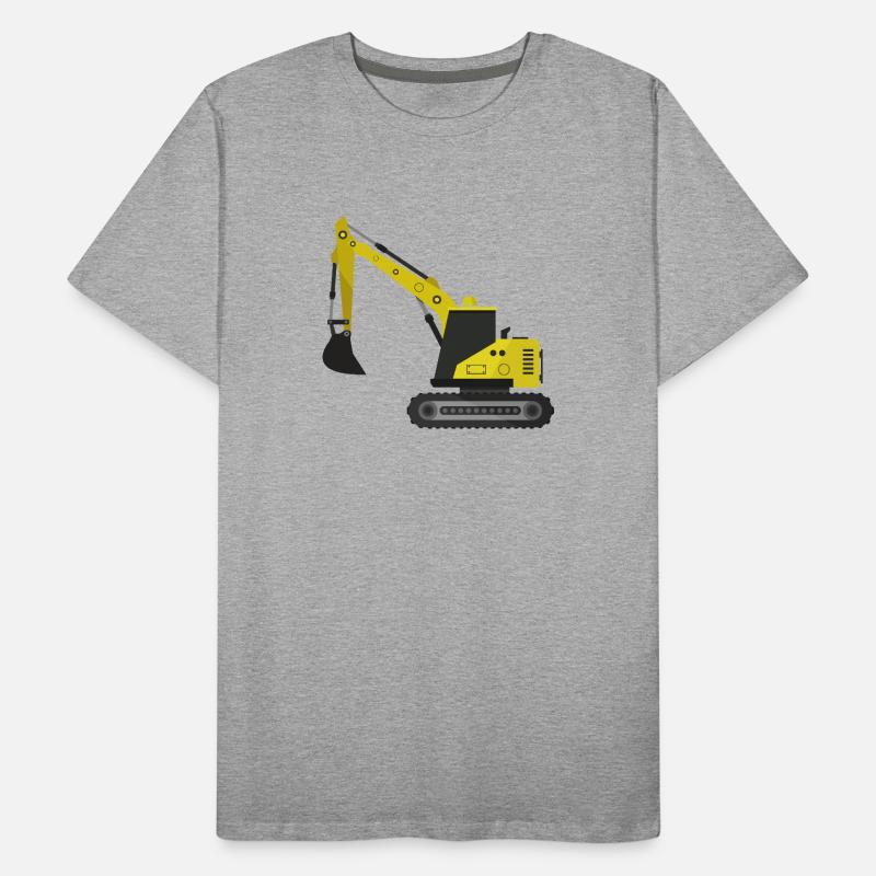 Bagger Männer Premium Bio T-Shirt