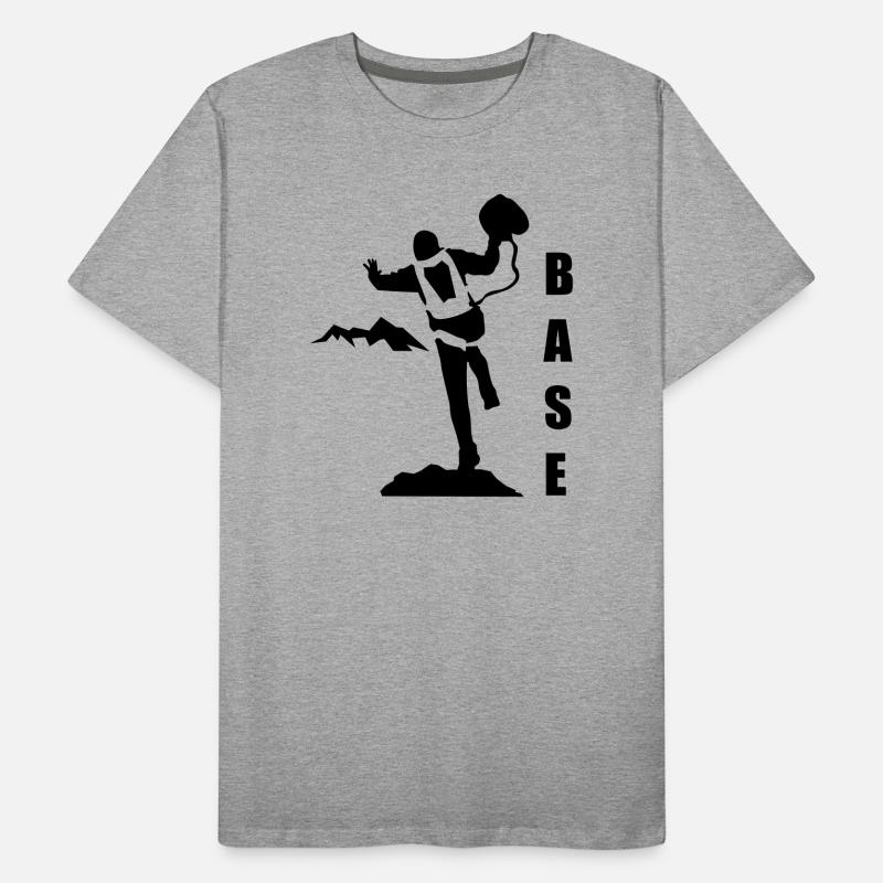 BASE jumping Männer Premium Bio T-Shirt