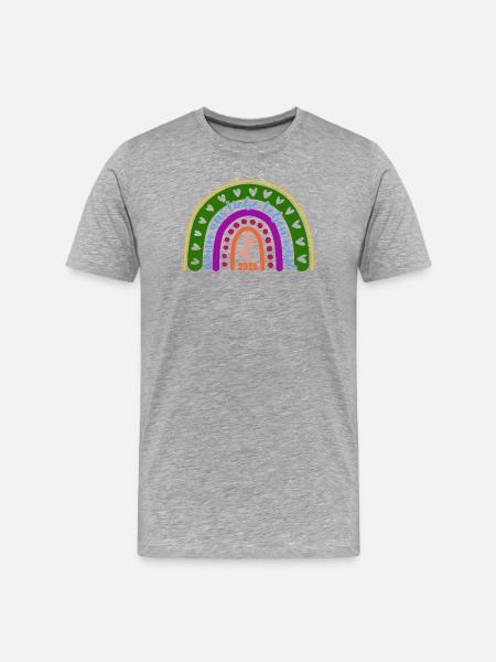 When Love Becomes Life - Baby 2026 - Men's Premium Organic T-Shirt - heather grey