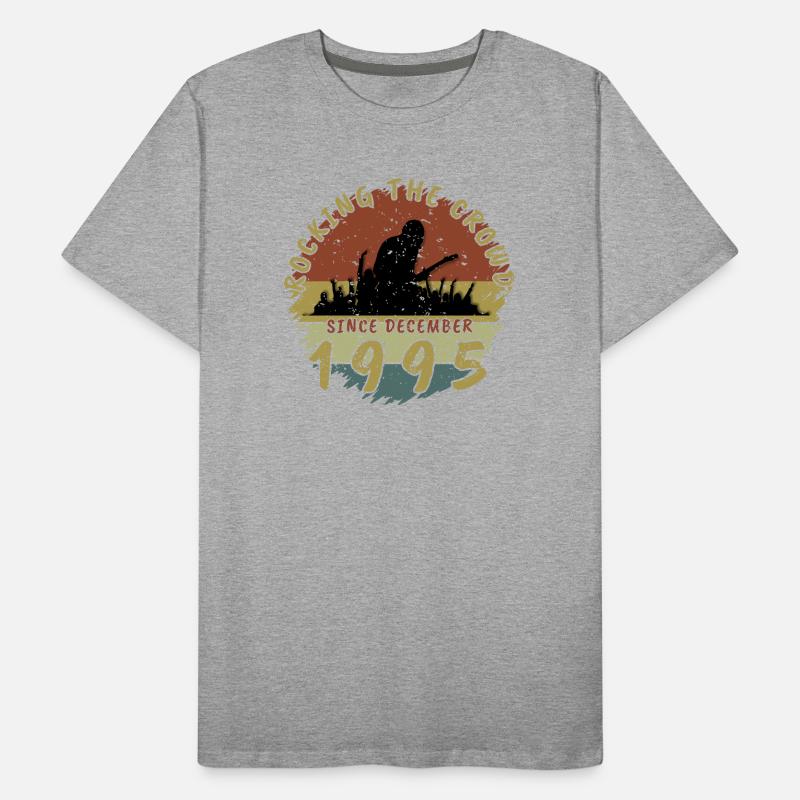 30. Geburtstag Rocking the crowd GIT 12/1995 Männer Premium Bio T-Shirt