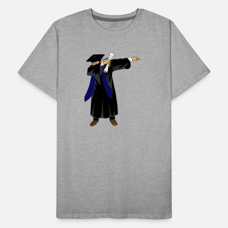 Dabbing Graduation Class 2026 Navy Blue Uniform Men's Premium Organic T-Shirt