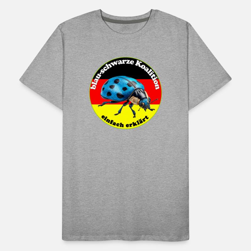 Blauer Käfer widerspiegelt den Wählerwillen Men's Premium Organic T-Shirt
