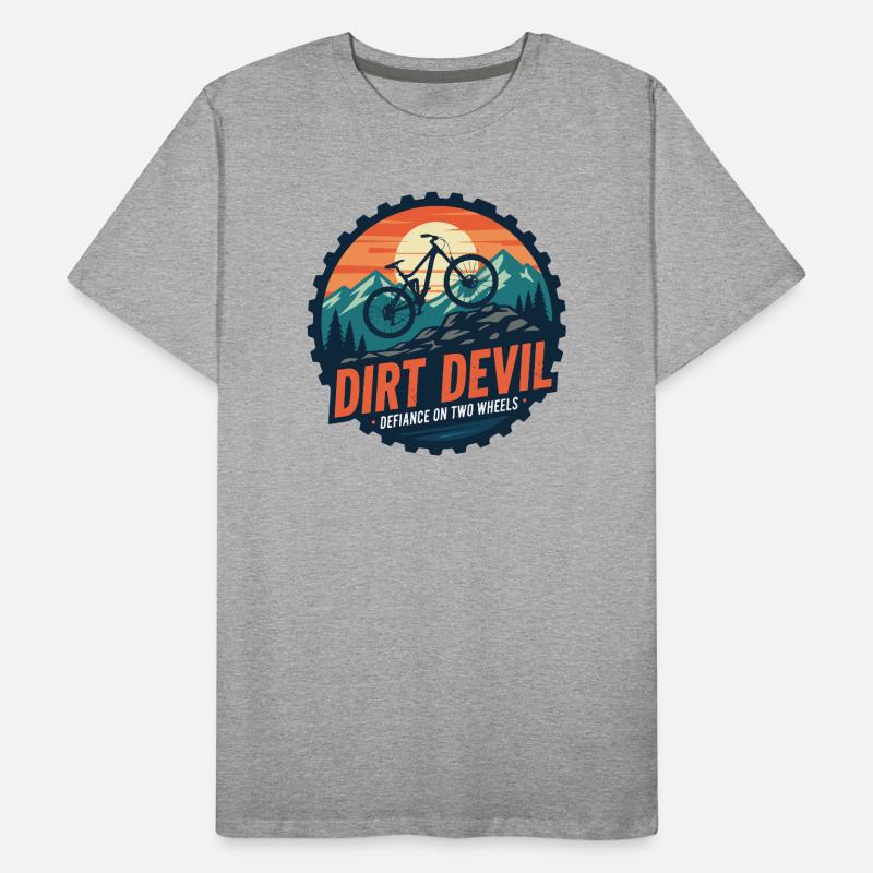 Hymne du VTT Dirt Devil T-shirt bio Premium Homme