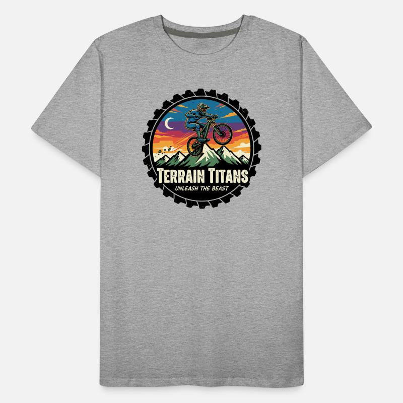 Terrain Titans MTB Unleashed Men's Premium Organic T-Shirt