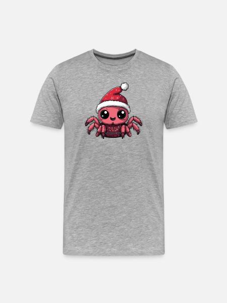 Noël de la Tarentule - T-shirt bio Premium Homme - gris chiné