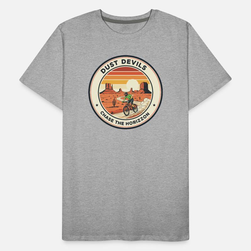 Dust Devils Desert Horizon MTB Men's Premium Organic T-Shirt