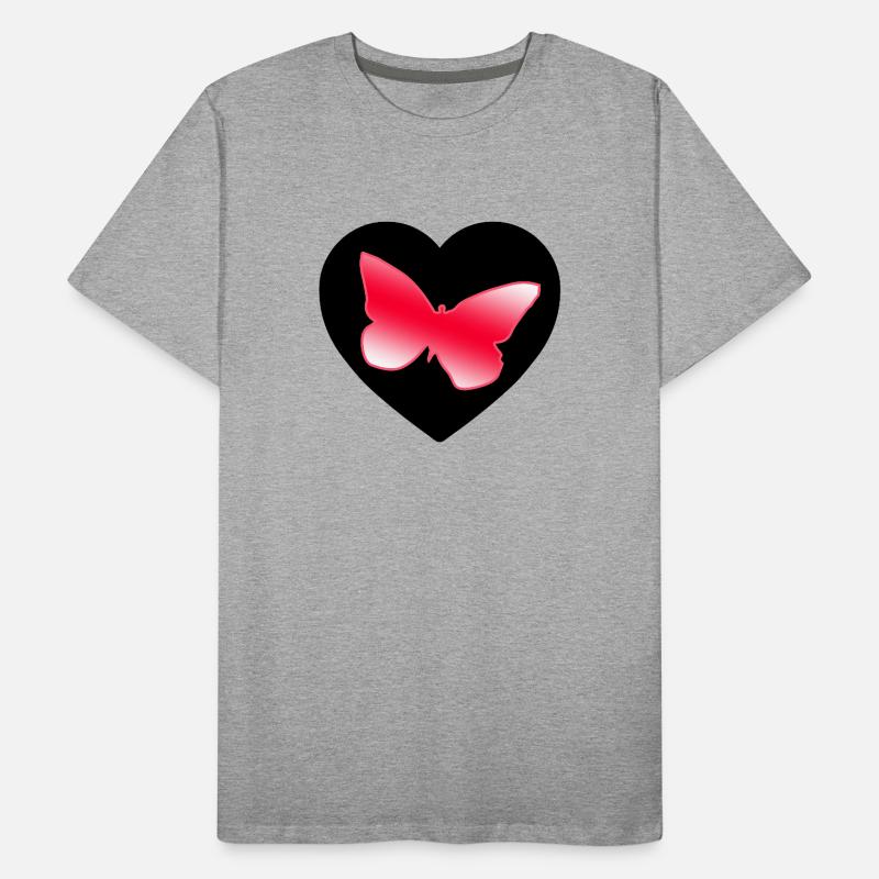 Schmetterlinge Männer Premium Bio T-Shirt