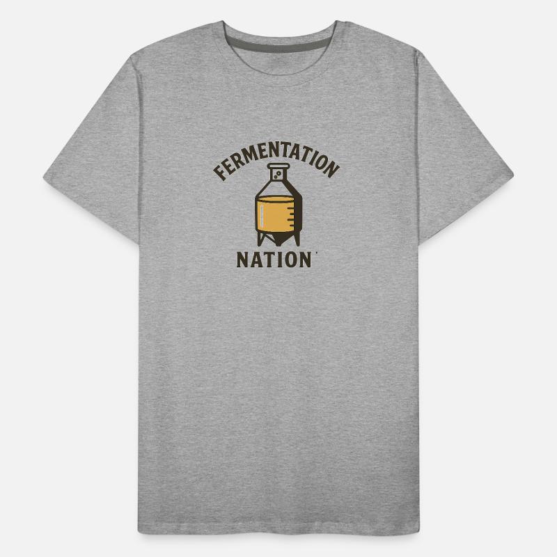 Fermentation Nation Men's Premium Organic T-Shirt