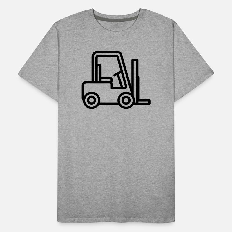 Forklift Men's Premium Organic T-Shirt