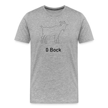 Zero desire - Men's Premium Organic T-Shirt - heather grey - Front - Damien (186cm)