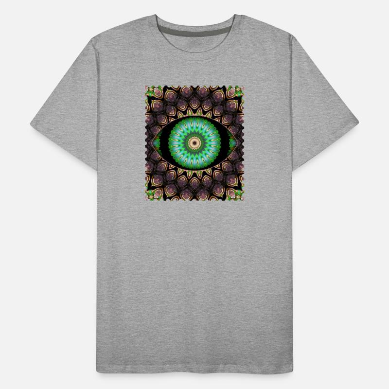 Kaleidoscopic eye pattern Men's Premium Organic T-Shirt