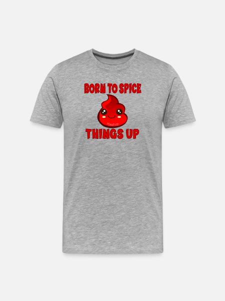 Ketchup Condiments - Men's Premium Organic T-Shirt - heather grey