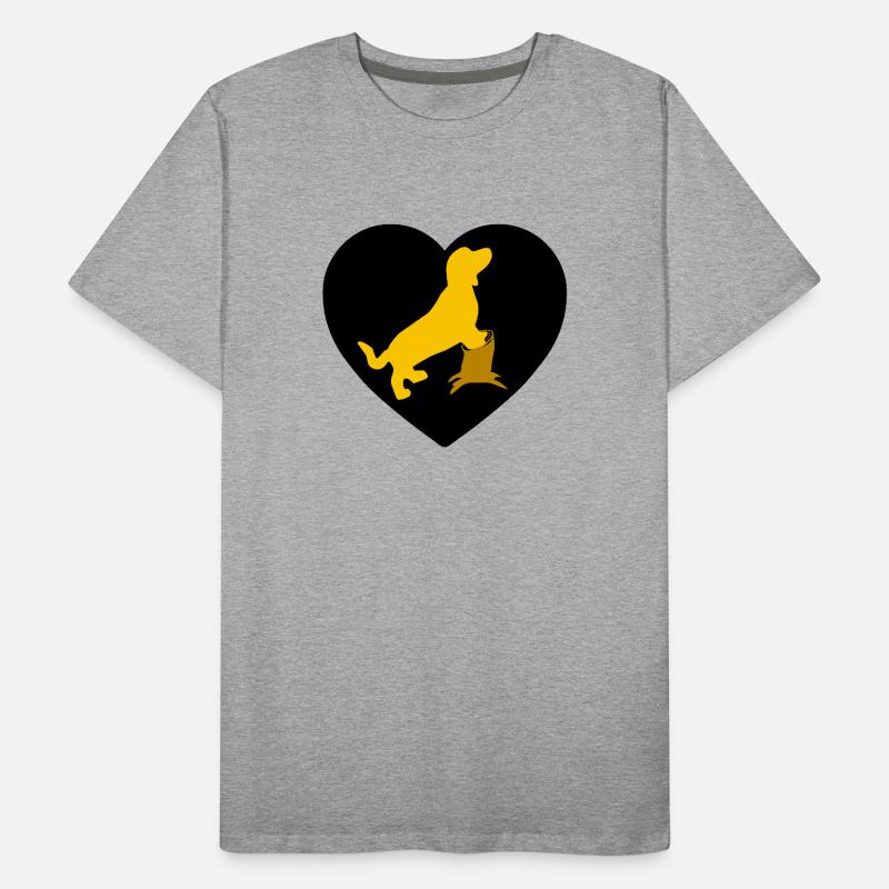 Dackel Männer Premium Bio T-Shirt