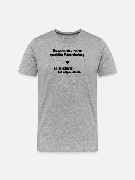 special spice mixture - Men's Premium Organic T-Shirt - heather grey