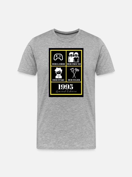 Marvin_T-shirt - Men's Premium Organic T-Shirt - heather grey