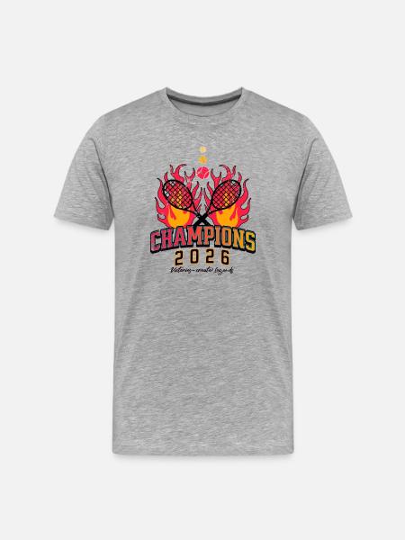 Tennis Champion 2026 Championship Master League - Men's Premium Organic T-Shirt - heather grey