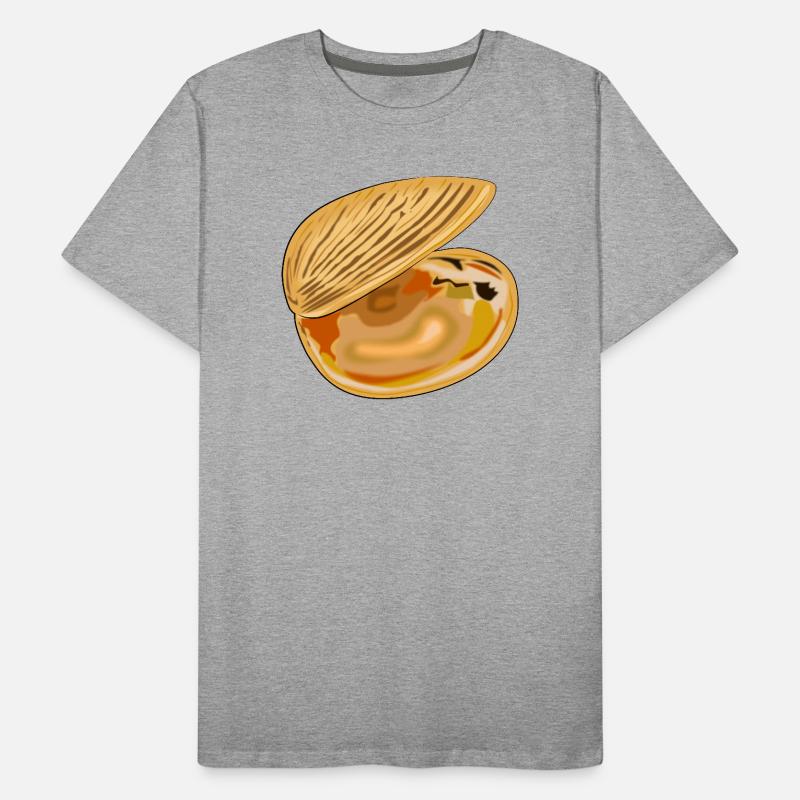 Coquille déployée T-shirt bio Premium Homme
