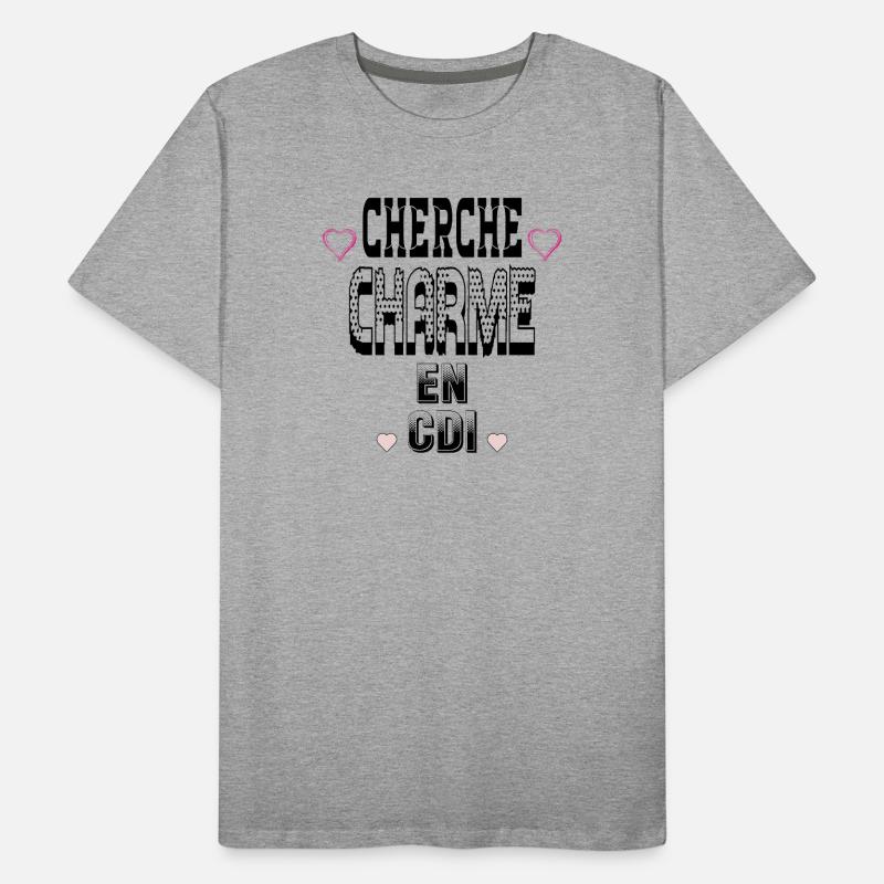 Cherche Charme en CDI T-shirt bio Premium Homme