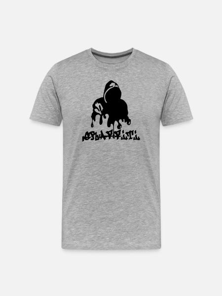 Graffiti - Men's Premium Organic T-Shirt - heather grey