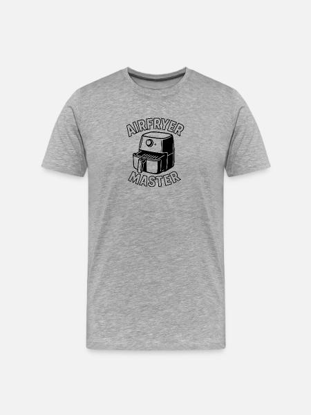 Airfryer Master - Men's Premium Organic T-Shirt - heather grey