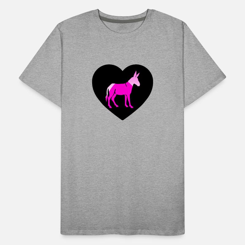 Esel Männer Premium Bio T-Shirt