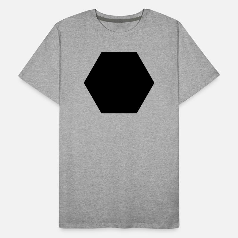 Hexagone Noir T-shirt bio Premium Homme