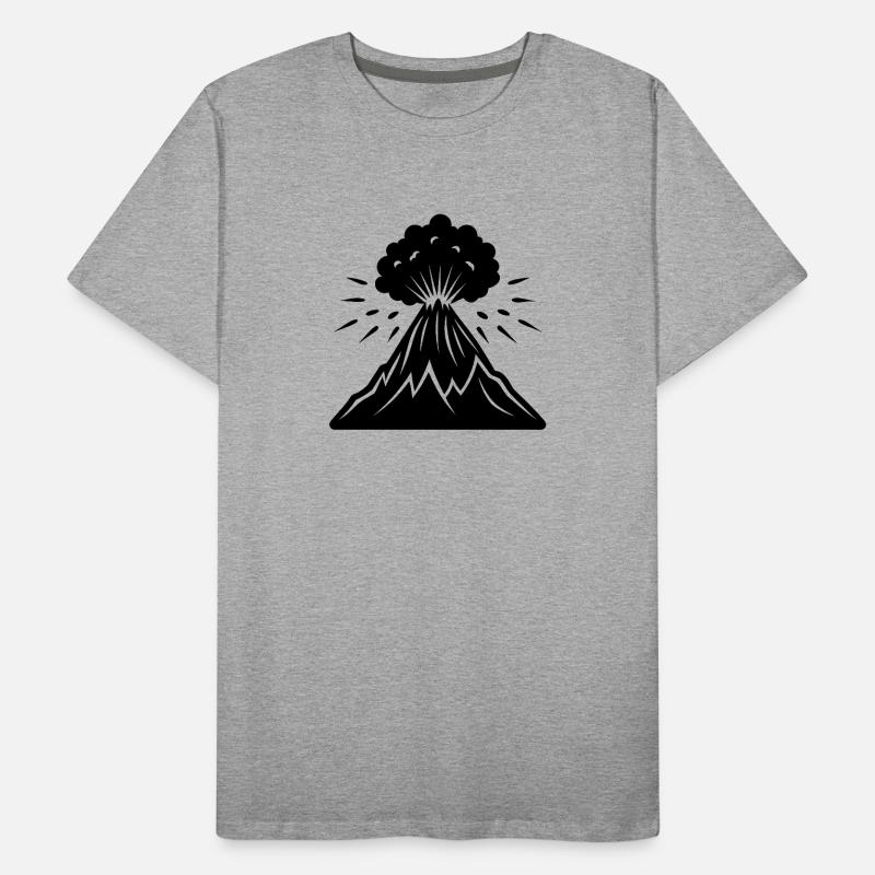 Vulkan Männer Premium Bio T-Shirt