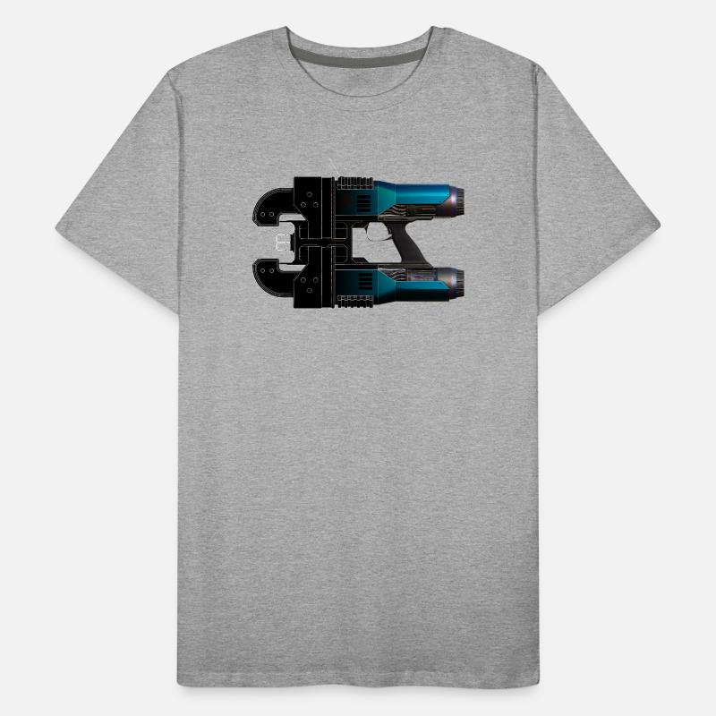 Découpeuse laser à chute spatiale T-shirt bio Premium Homme