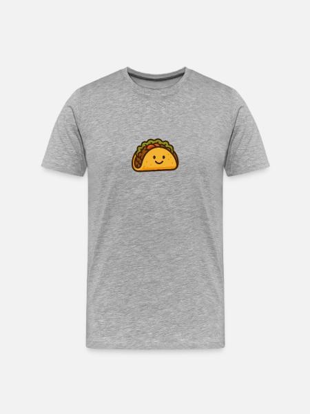 Fun Tacos - Men's Premium Organic T-Shirt - heather grey