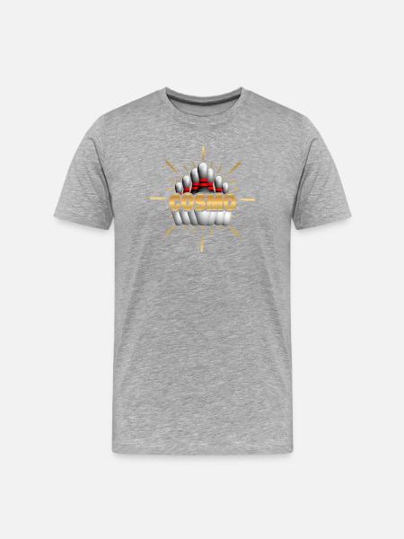 Gift for Cosmo - Men's Premium Organic T-Shirt - heather grey