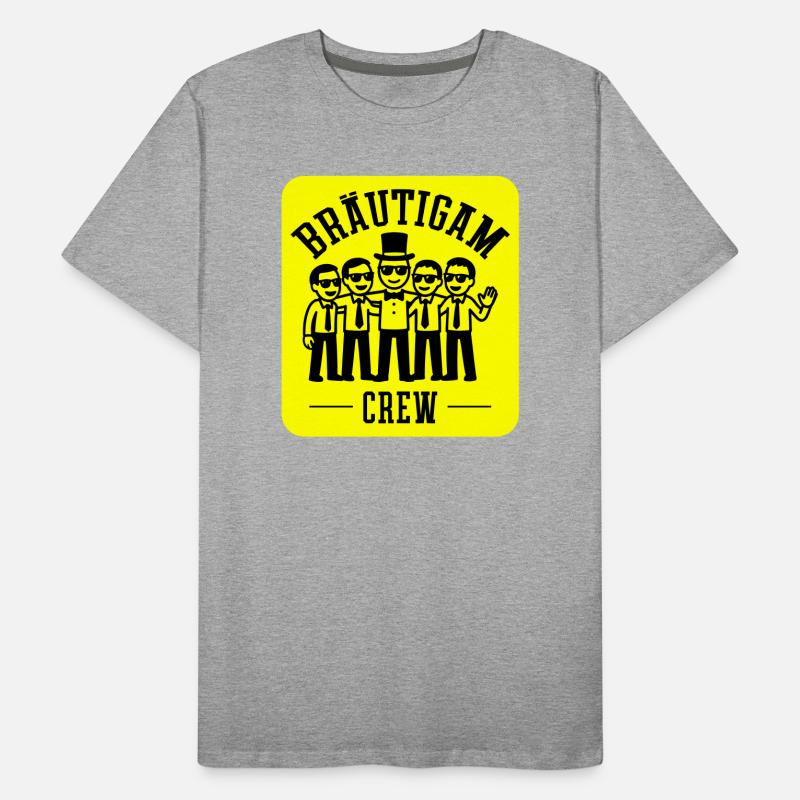 Groom Crew Bachelor Party Men's Premium Organic T-Shirt