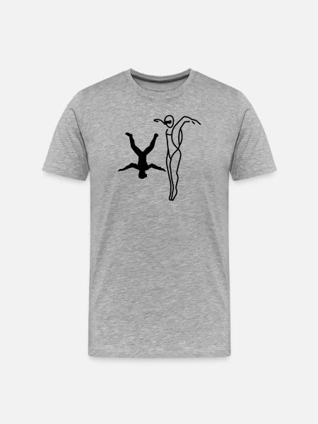 Vol libre - T-shirt bio Premium Homme - gris chiné