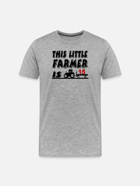 farmer - Men's Premium Organic T-Shirt - heather grey