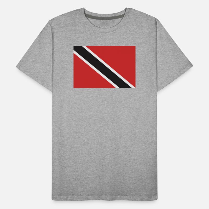 Drapeau de Trinité-et-Tobago T-shirt bio Premium Homme