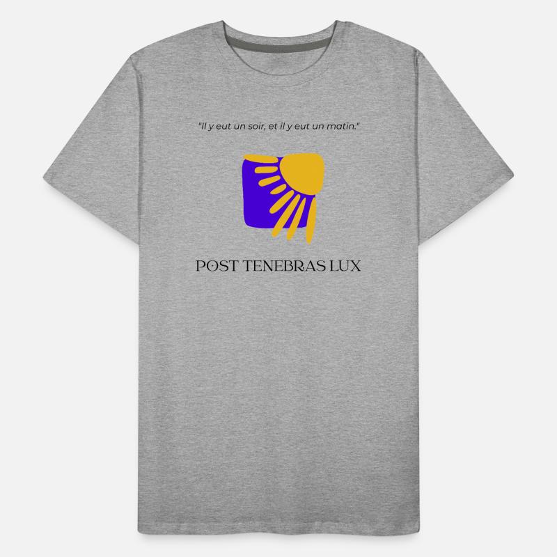 Nach Tenebras Lux Männer Premium Bio T-Shirt