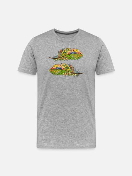Stylo - T-shirt bio Premium Homme - gris chiné