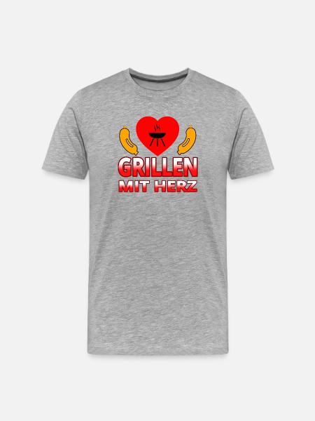 Griller - T-shirt bio Premium Homme - gris chiné