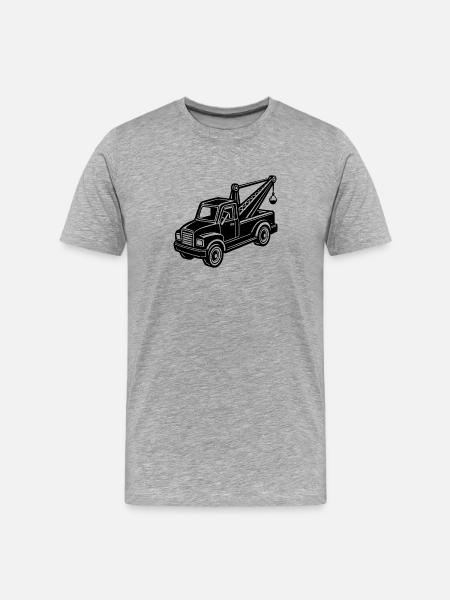Dépanneuse - T-shirt bio Premium Homme - gris chiné