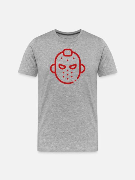 Maskikon Ishockey - Men's Premium Organic T-Shirt - heather grey