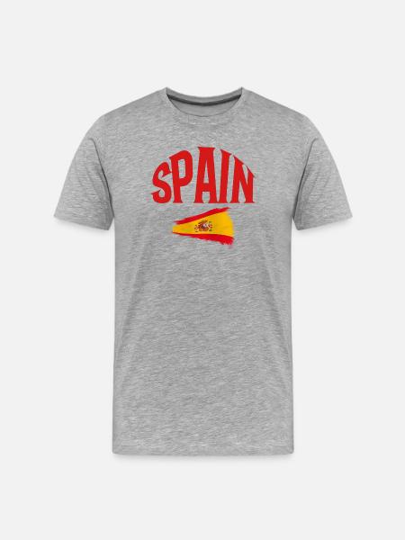 Espagne - T-shirt bio Premium Homme - gris chiné