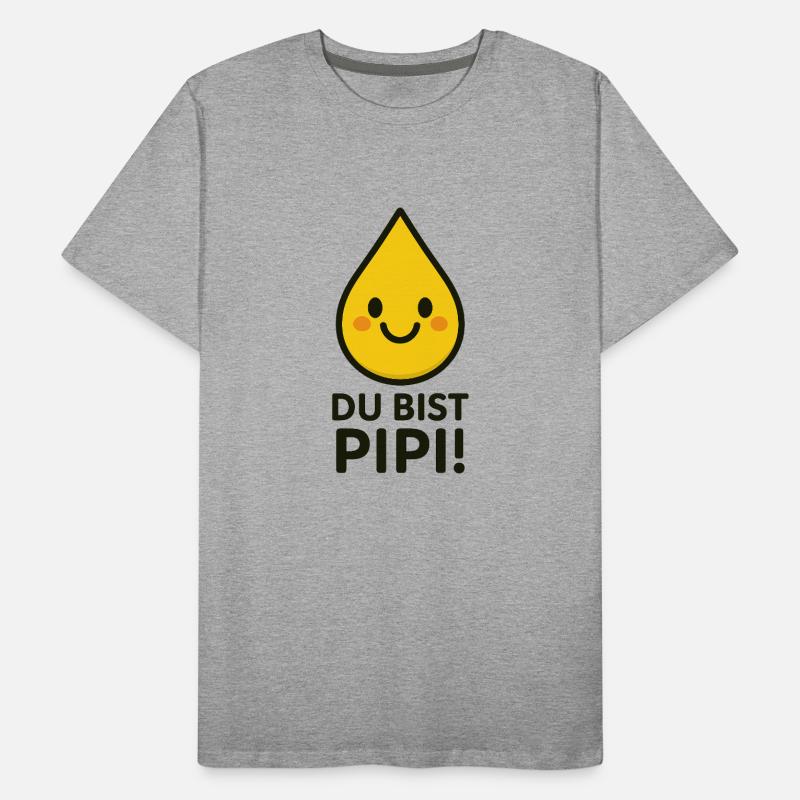 Yellow Drop T-shirt bio Premium Homme