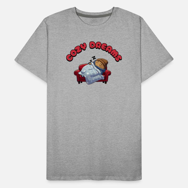 Sueños acogedores Camiseta orgánica premium hombre